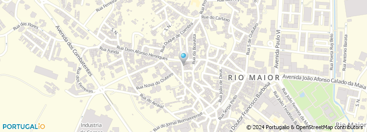 Mapa de Rua Alcaide de Rio Maior