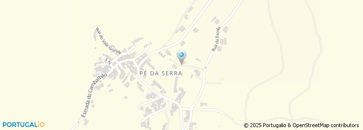 Mapa de Rua Caves Dom Teodósio