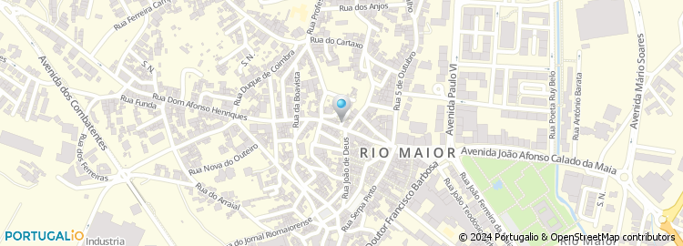 Mapa de Rua das Escadinhas do Calvário