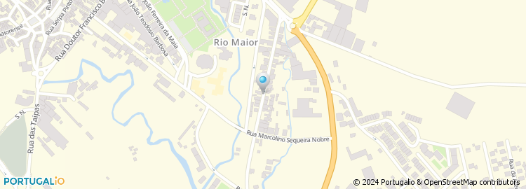 Mapa de Rua Nova do Gato Preto