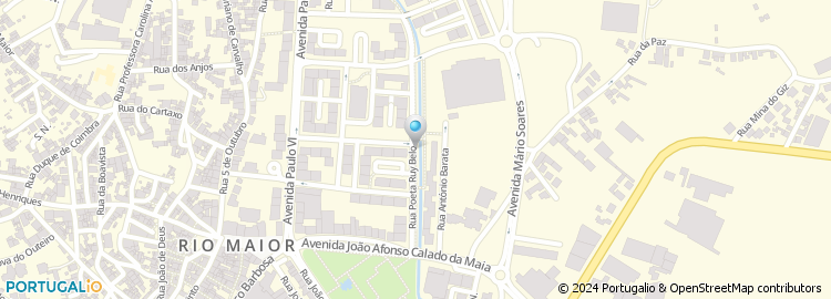 Mapa de Rua Poeta Ruy Belo