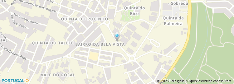 Mapa de Roady, Sobreda da Caparica