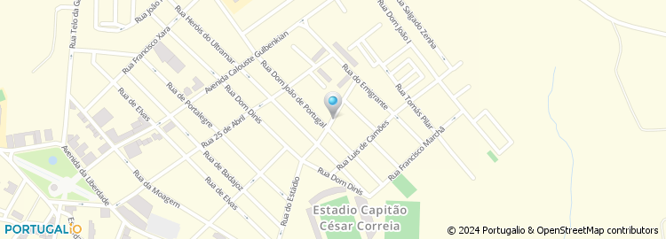 Mapa de Rodalves - Transportes Jose Ferreira Alves & Filhos, Lda