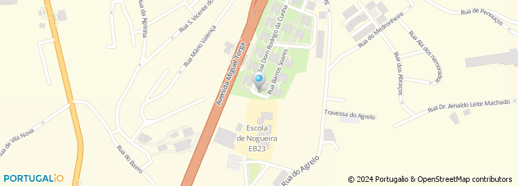 Mapa de Rodáreas ( Braga) - Áreas de Serviço, Lda