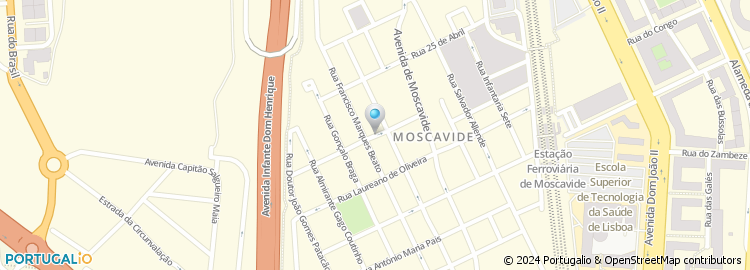 Mapa de Rosicarmo - Florista, Lda