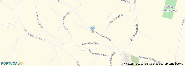 Mapa de Rota da Sereia, Antanhol - Táxis