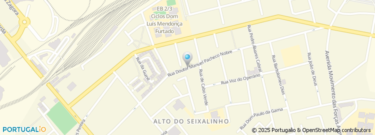 Mapa de Rotary Clube do Barreiro