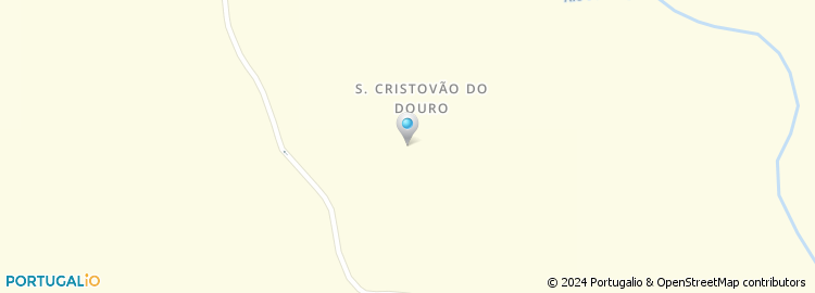 Mapa de São Cristovão do Douro