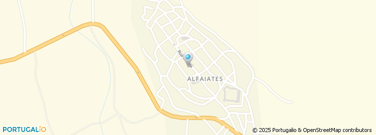 Mapa de Alfaiates