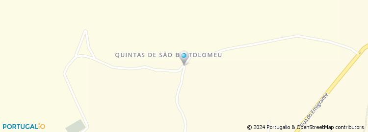 Mapa de Quintas de São Bartolomeu