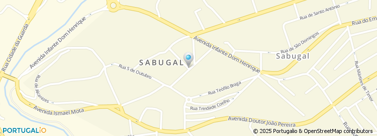 Mapa de Rua Alferes Casimiro Teixeira