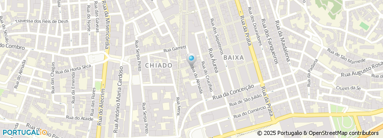 Mapa de Sacoor Brothers, Chiado, Lisboa