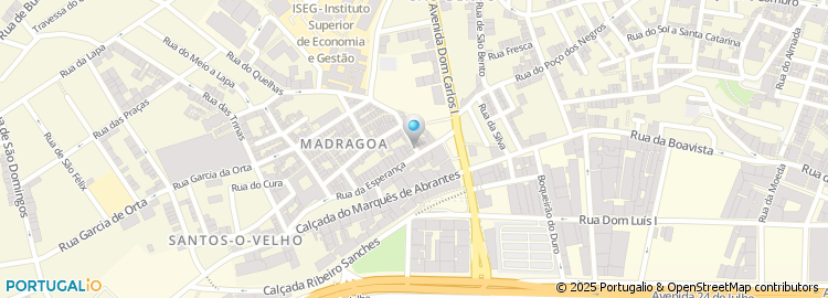 Mapa de Salão de Cabeleireiro Flecha Dourada, Lda