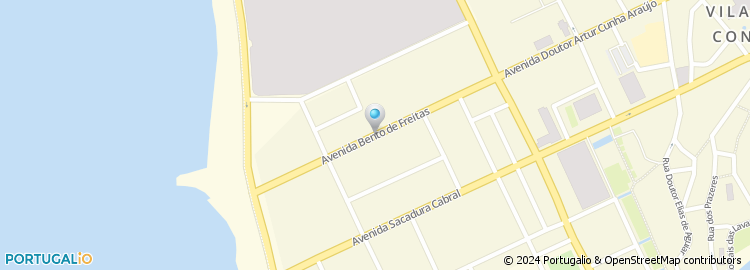 Mapa de Santa Casa da Miser. de Azurara - Jardim Escola