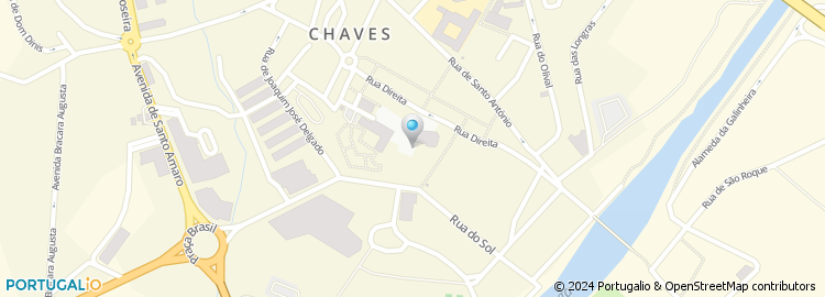 Mapa de Santa Casa da Miser. de Chaves