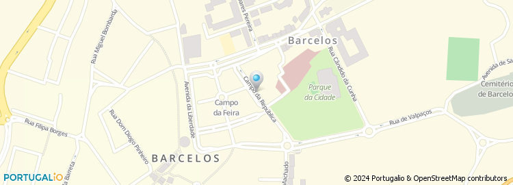 Mapa de Santa Casa da Misericordia de Barcelos