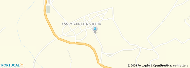 Mapa de Santa Casa da Misericordia de São Vicente da Beira