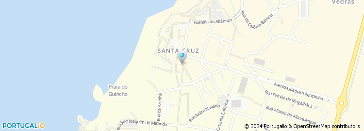 Mapa de Santa Cruz - Pastelaria e Gelados, Lda
