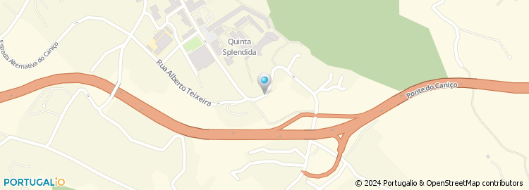 Mapa de Estrada Ponta da Oliveira