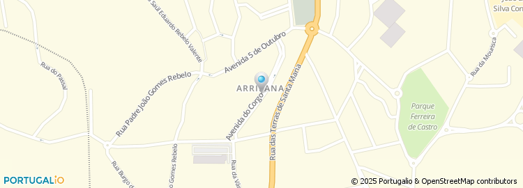 Mapa de Avenida do Corgo