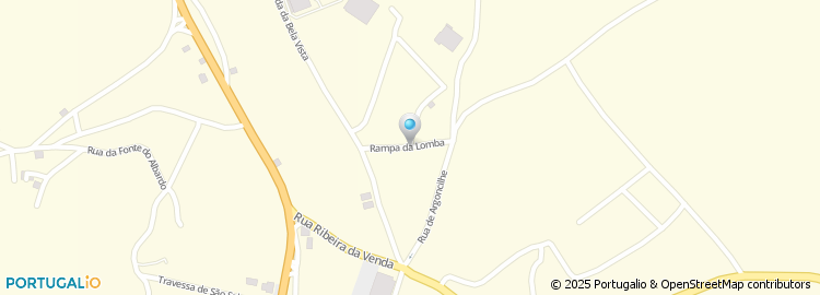 Mapa de Rampa da Lomba