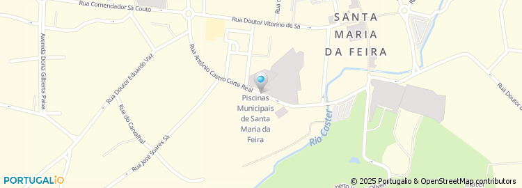 Mapa de Rua António Castro Corte Real