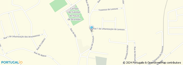 Mapa de Rua da Lavoura