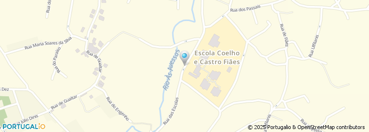 Mapa de Rua das Escolas