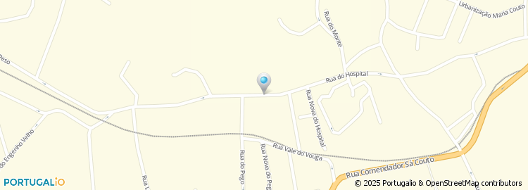 Mapa de Rua do Hospital