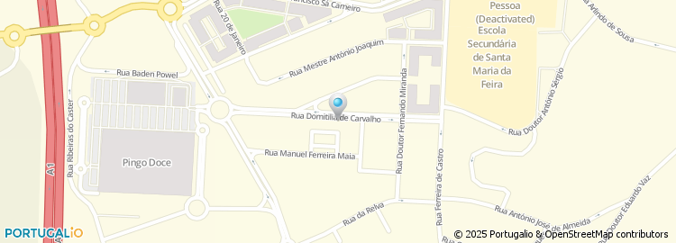 Mapa de Rua Domitilia Carvalho