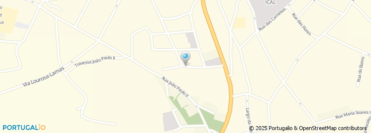 Mapa de Rua dos Fontenários