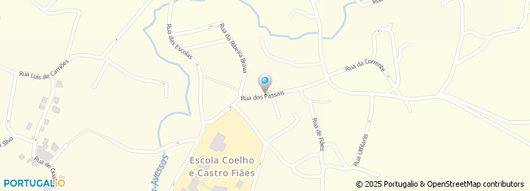 Mapa de Rua dos Passais