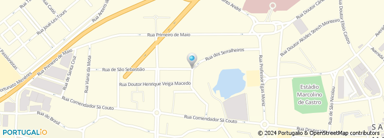 Mapa de Rua Doutor Aurélio Gonçalves Pinheiro