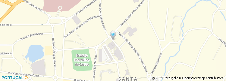 Mapa de Rua Doutor Elísio Castro