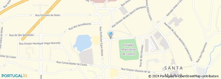 Mapa de Rua Doutor João Magalhães