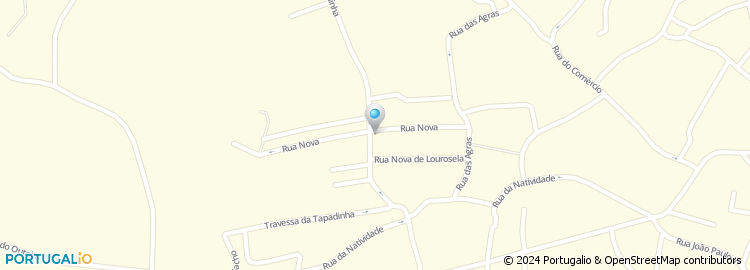 Mapa de Rua Nova de Lourosa