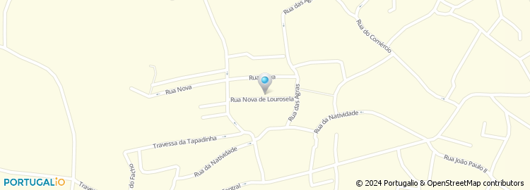 Mapa de Rua Nova de Lourosela