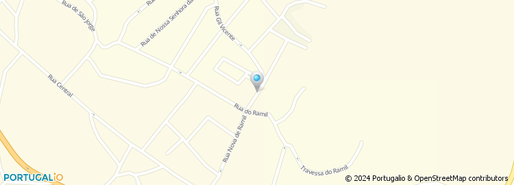 Mapa de Rua Nova de Ramil