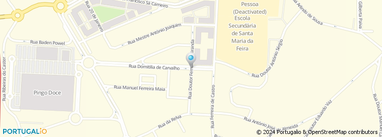 Mapa de Rua Doutor Fernando Miranda
