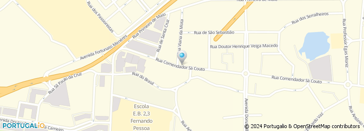 Mapa de Rua Comendador Marcolino Castro