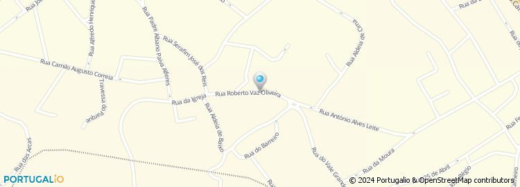 Mapa de Rua Roberto Vaz de Oliveira