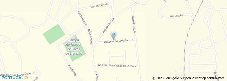 Mapa de Travessa da Lavoura