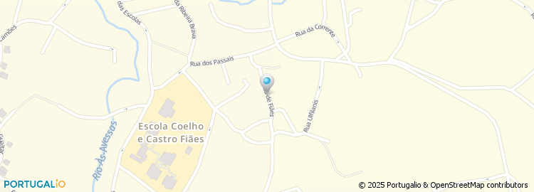 Mapa de Travessa de Fiães