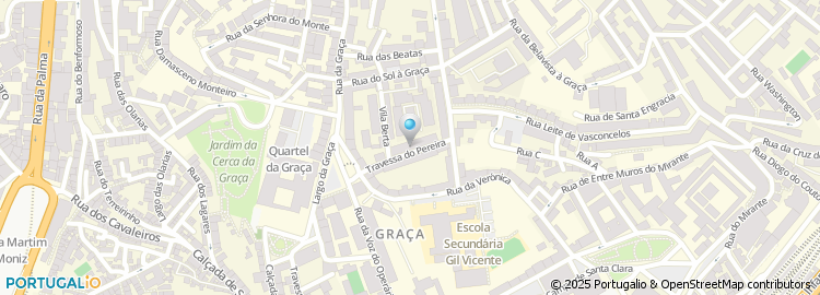 Mapa de Santa Vitória e Benfica Táxi, Unipessoal, Lda
