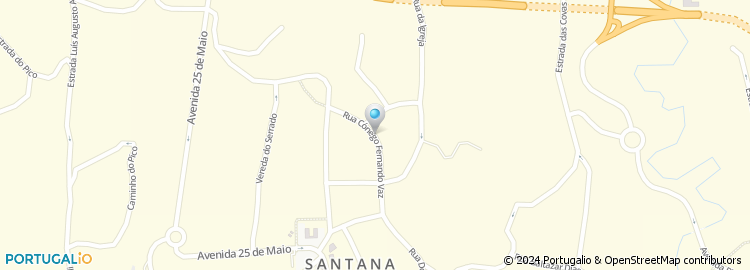 Mapa de Rua Santa Ana