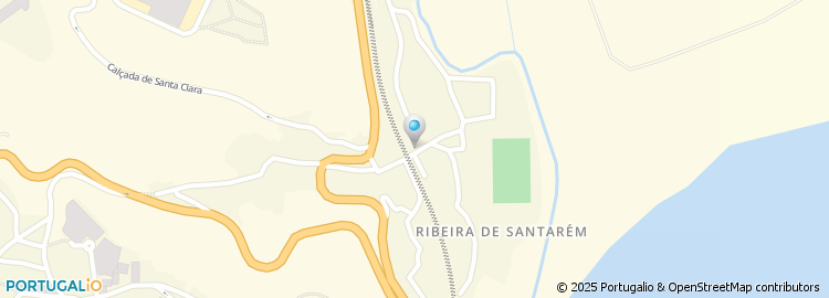 Mapa de Rua Alfageme de Santarém