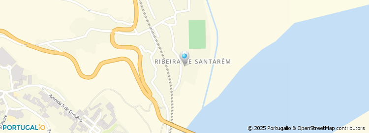 Mapa de Rua Rancho Folclórico da Ribeira de Santarém