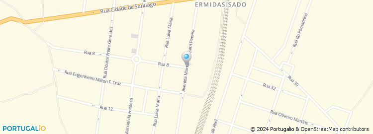 Mapa de Avenida Manuel Joaquim Pereira