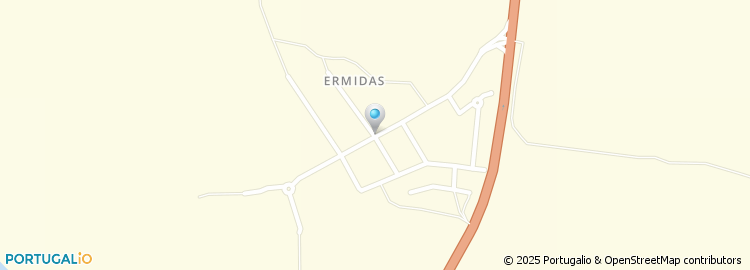 Mapa de Ermidas Aldeia