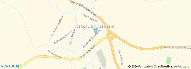 Mapa de Rua João de Sousa Farelo